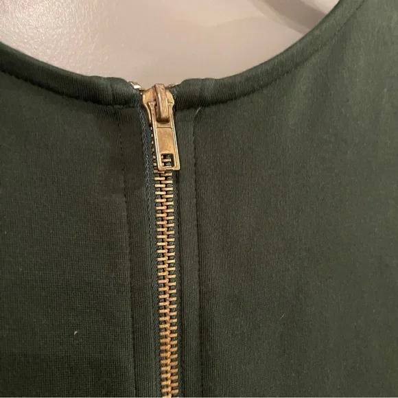 FELICITY & COCO | Green midi sheath dress size small - Picture 5 of 7